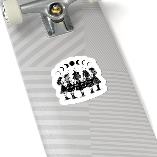 Girls Will Be Girls witch sticker decal