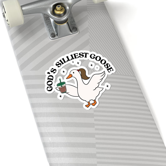 gods silliest goose sticker