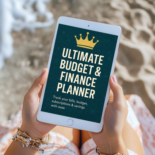 Printable budget planner PDF with monthly and weekly budgeting pages