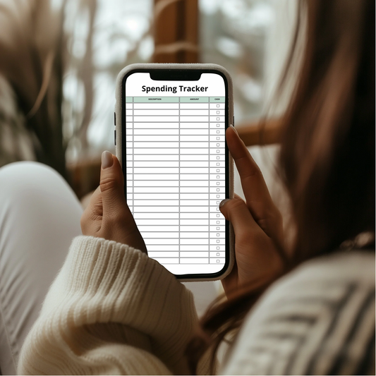 Spending tracker planner preview