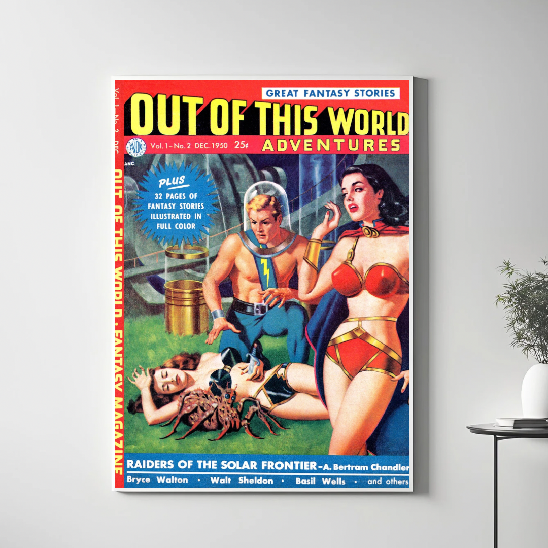 Vintage Digital Comic Book Covers & Comic Books