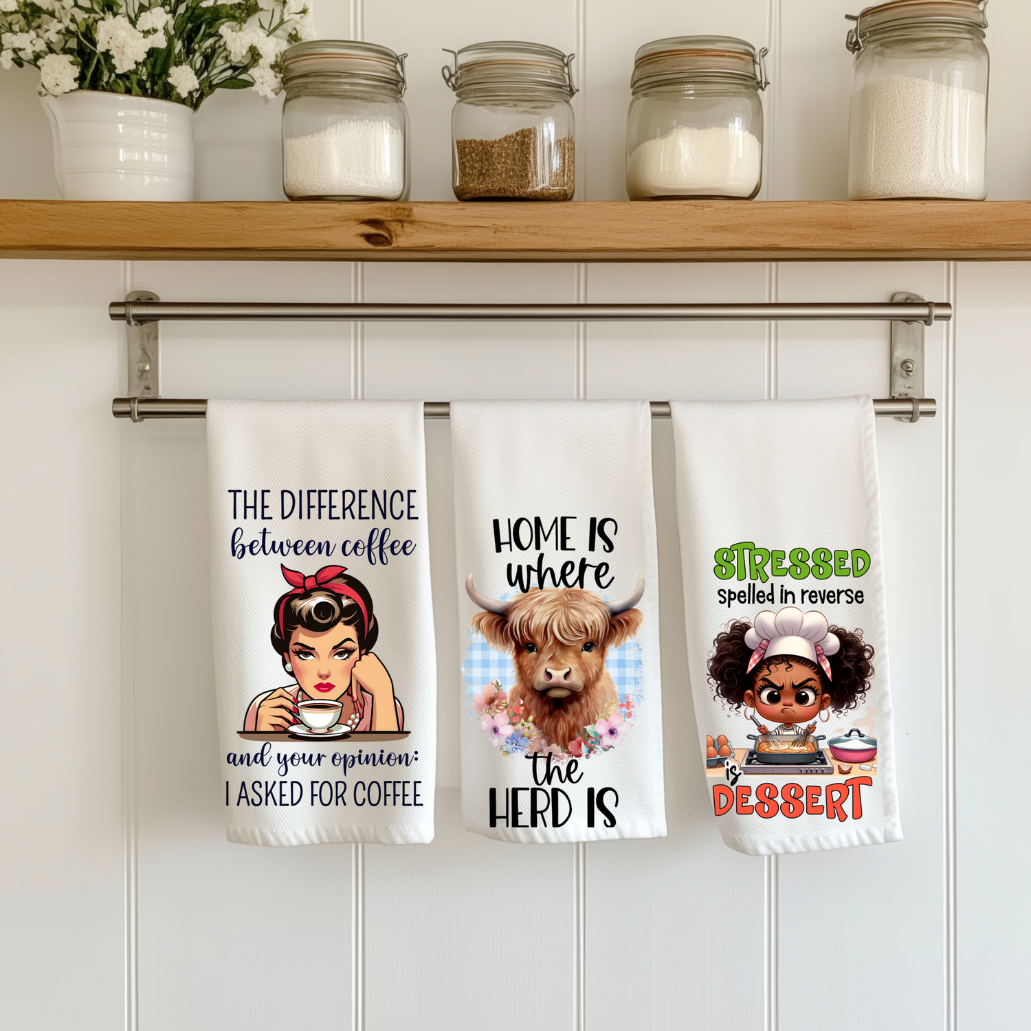 Funny Tea Towels & Kitchen Towels