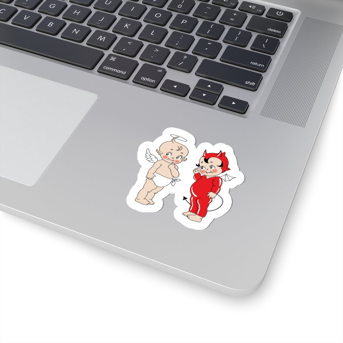 Devil Angel Kewpie Baby Sticker Decal