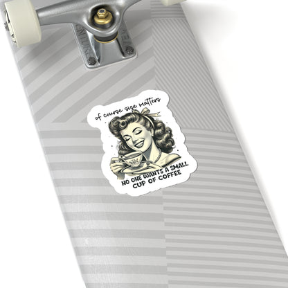 sarcastic coffee lover sticker decal