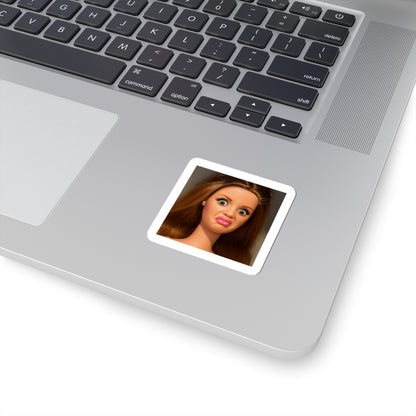 Unimpressed Doll Face Decal
