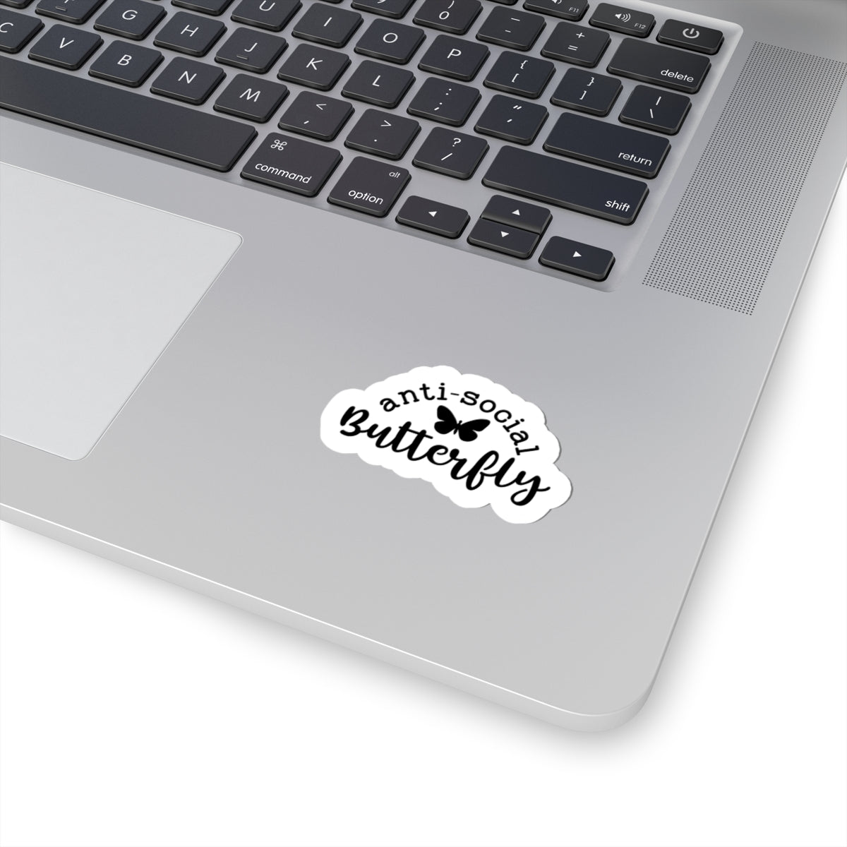 introvert butterfly sticker