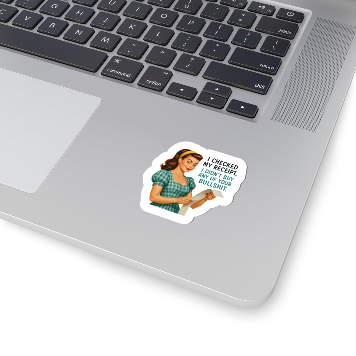 retro woman sticker