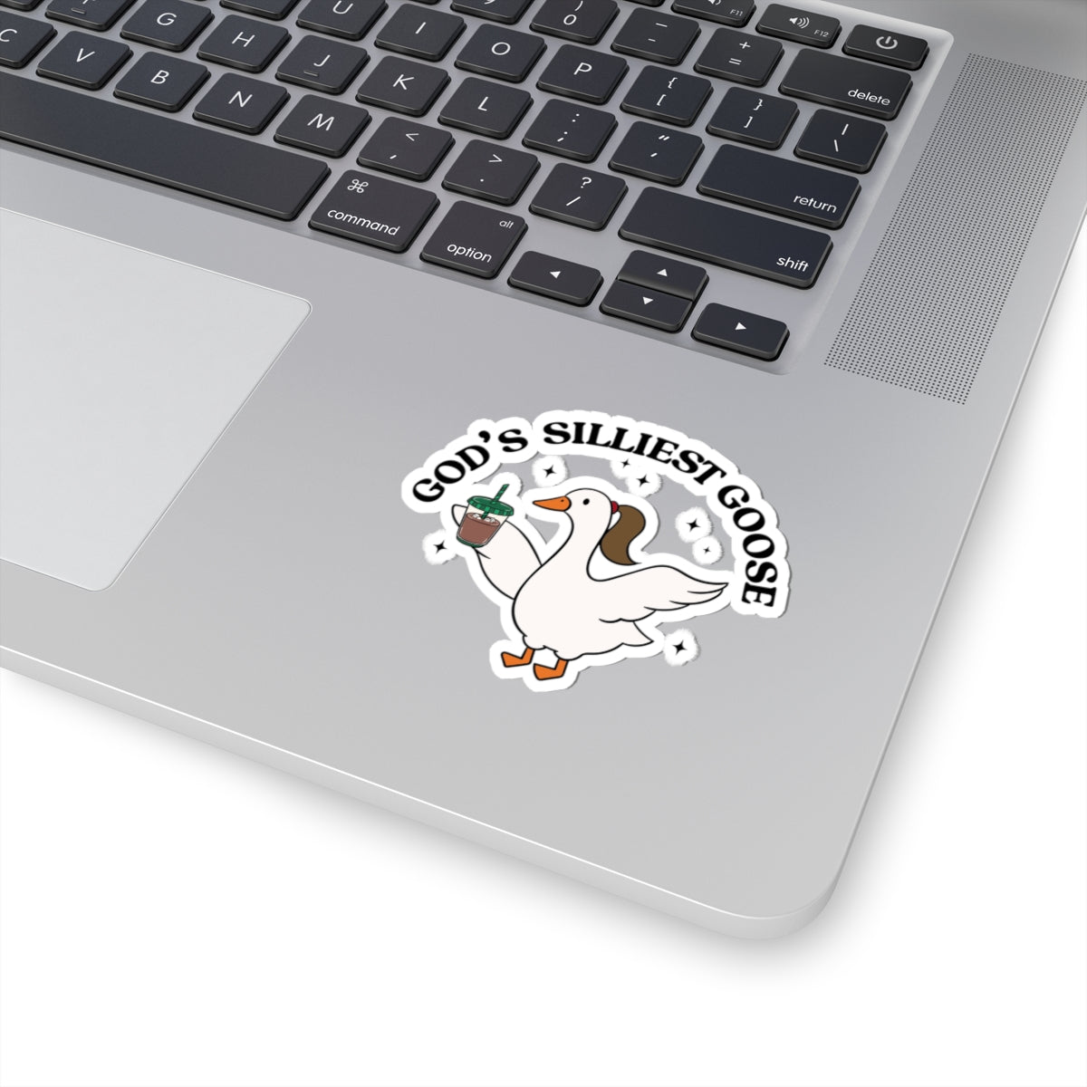 goose coffee vinyl sticker