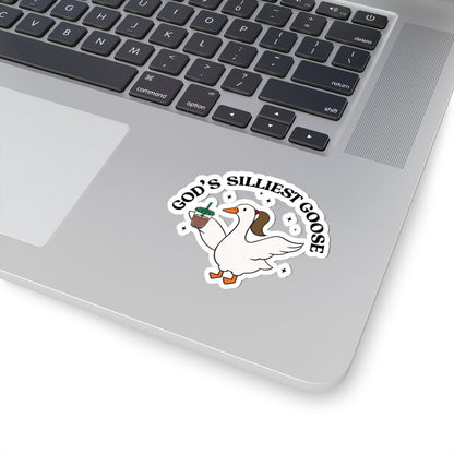 goose coffee vinyl sticker