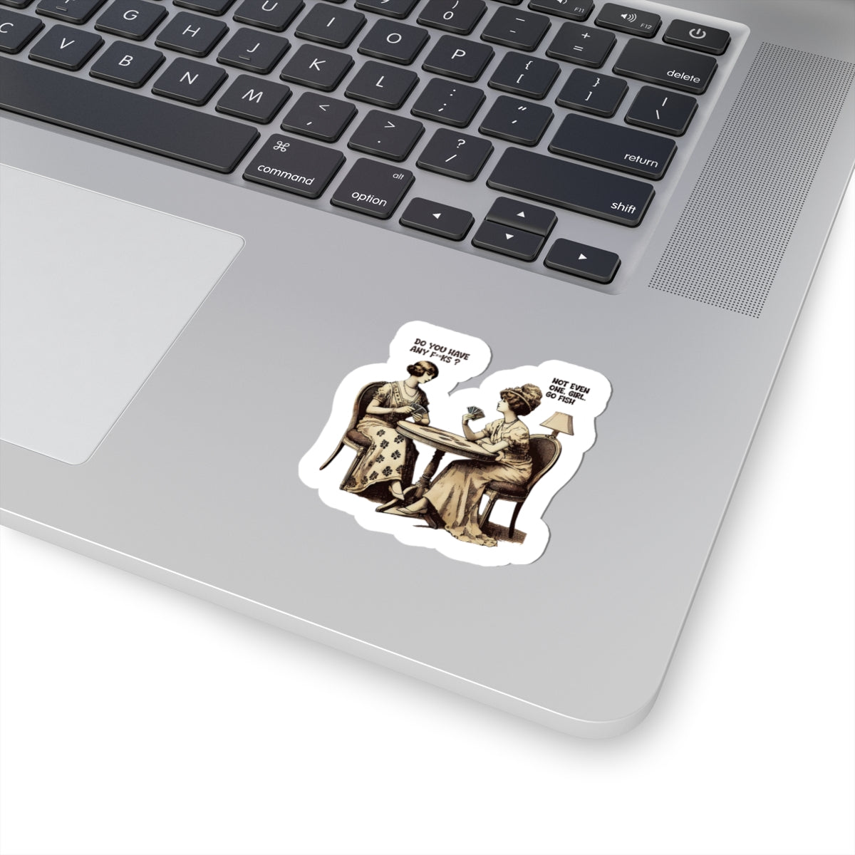 go fish humor sticker