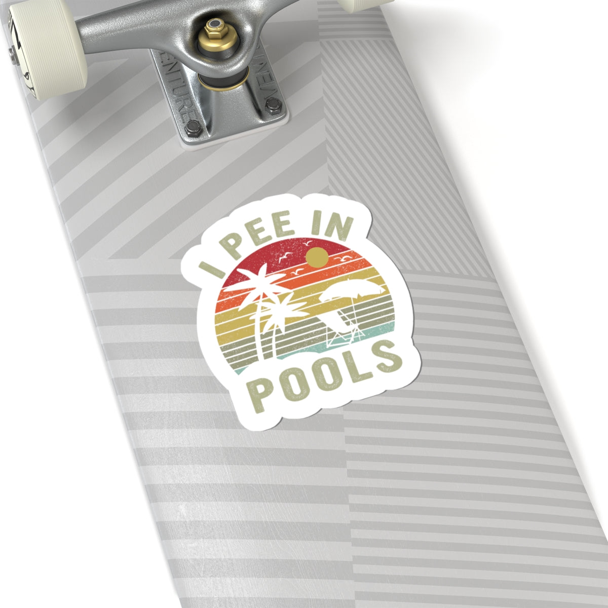 summer humor pool decal