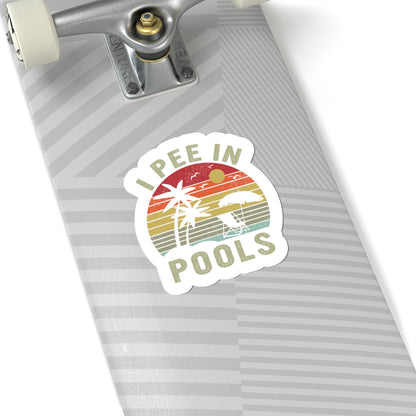 summer humor pool decal
