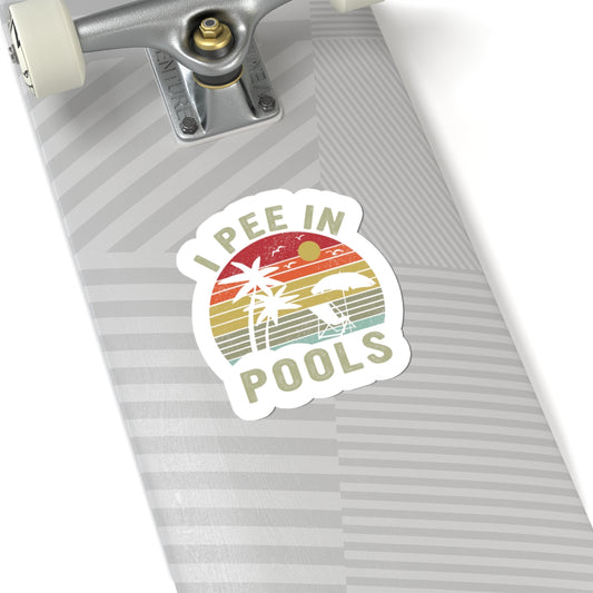summer humor pool decal