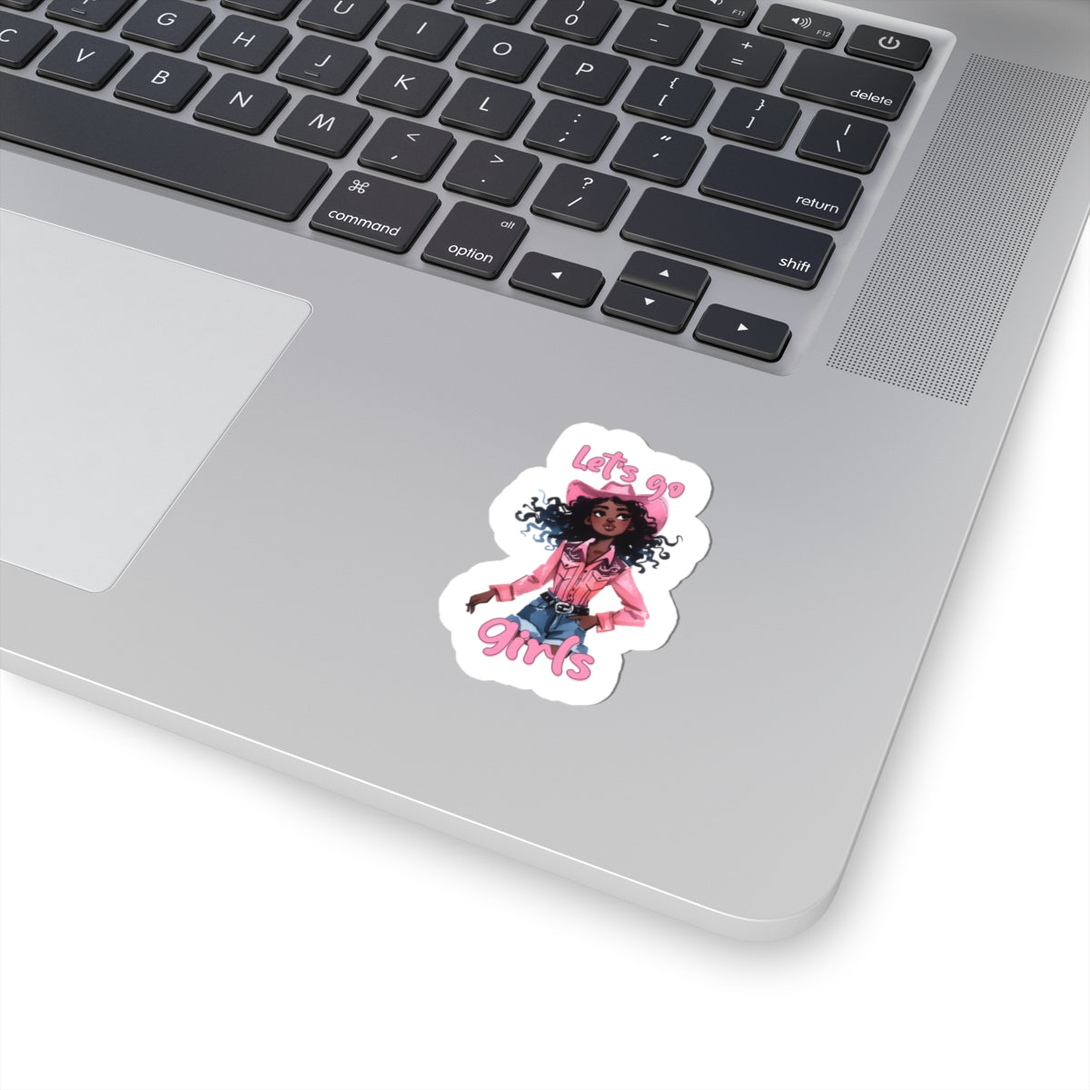 African American Cowgirl Laptop Sticker