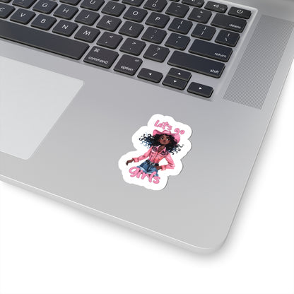 African American Cowgirl Laptop Sticker