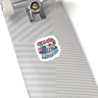 Get In Loser Madventure Sticker Decal