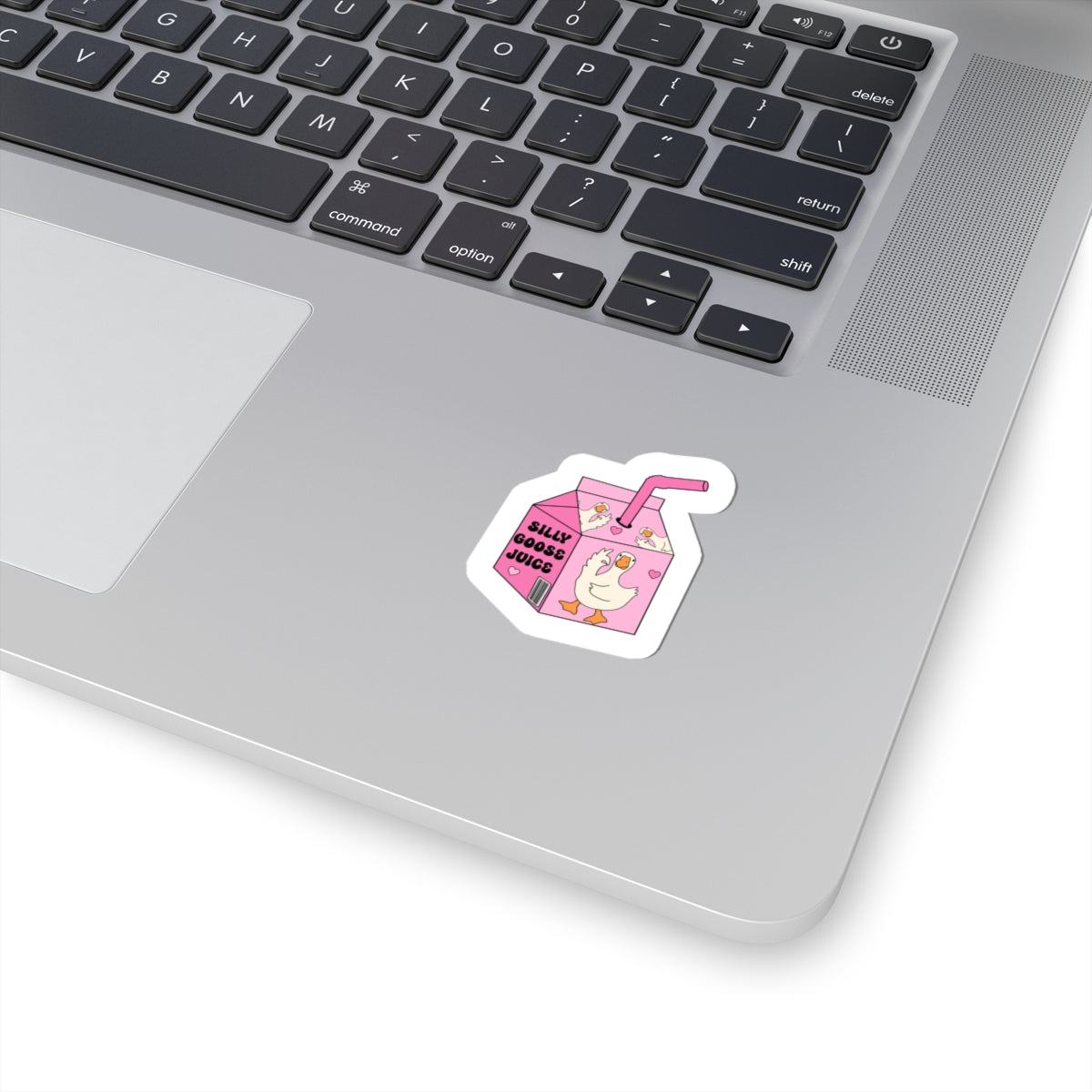 goose juice carton sticker