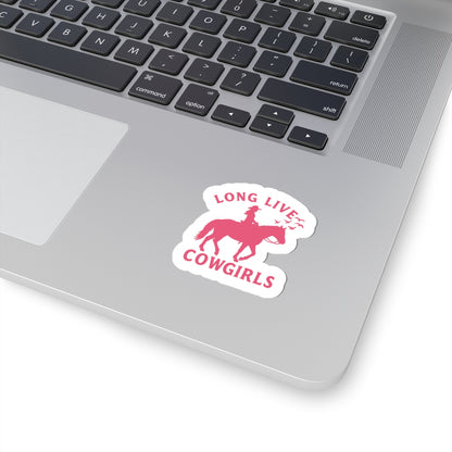 cowgirl horse sticker