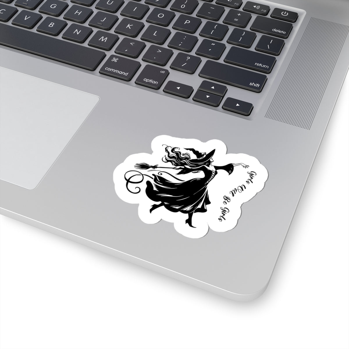 Girls Will Be Girls Witch Vinyl Sticker Decal