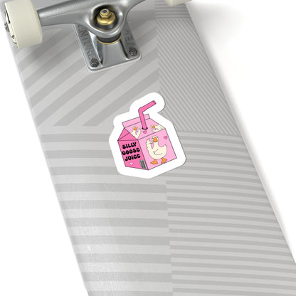 silly goose animal sticker