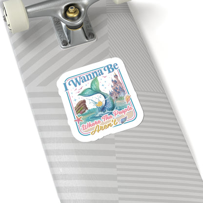 mermaid lagoon sticker decal