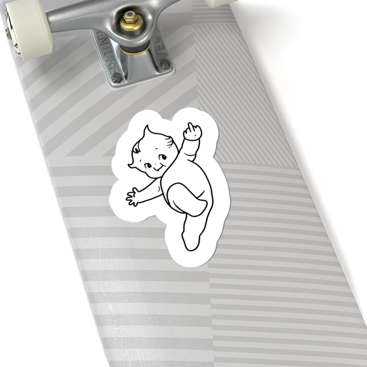Retro Baby Attitude Sticker