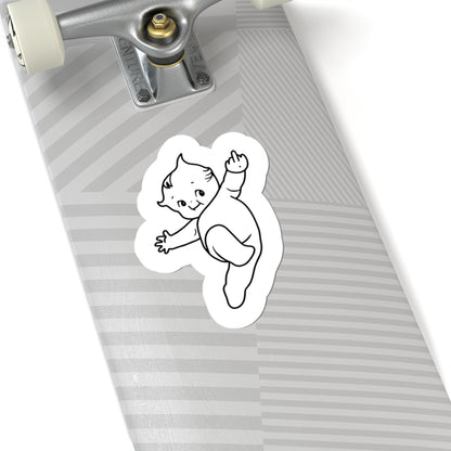 Retro Baby Attitude Sticker