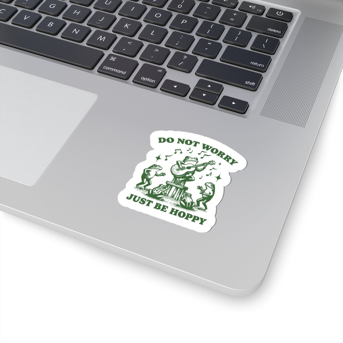 frog vinyl laptop sticker