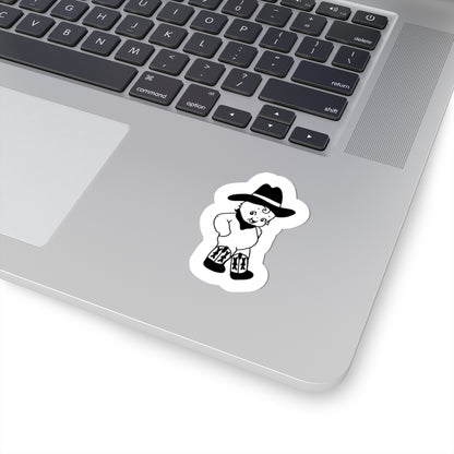 cowboy hat kewpie decal