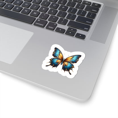 butterfly laptop sticker