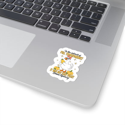 goose quote sticker design