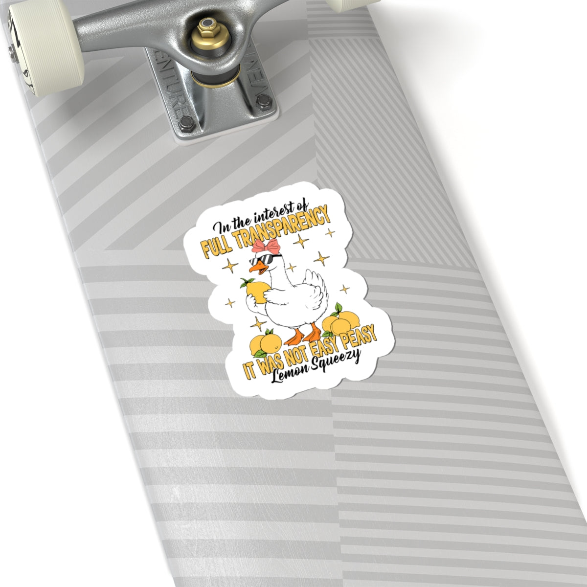 goose planner sticker lemon design