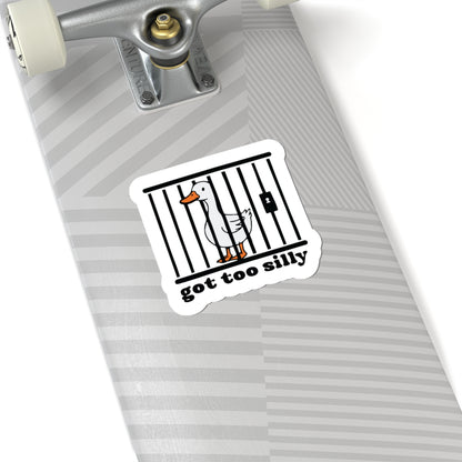 jail goose vinyl sticker