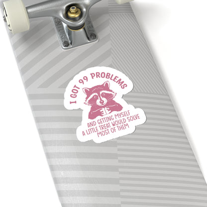raccoon meme sticker