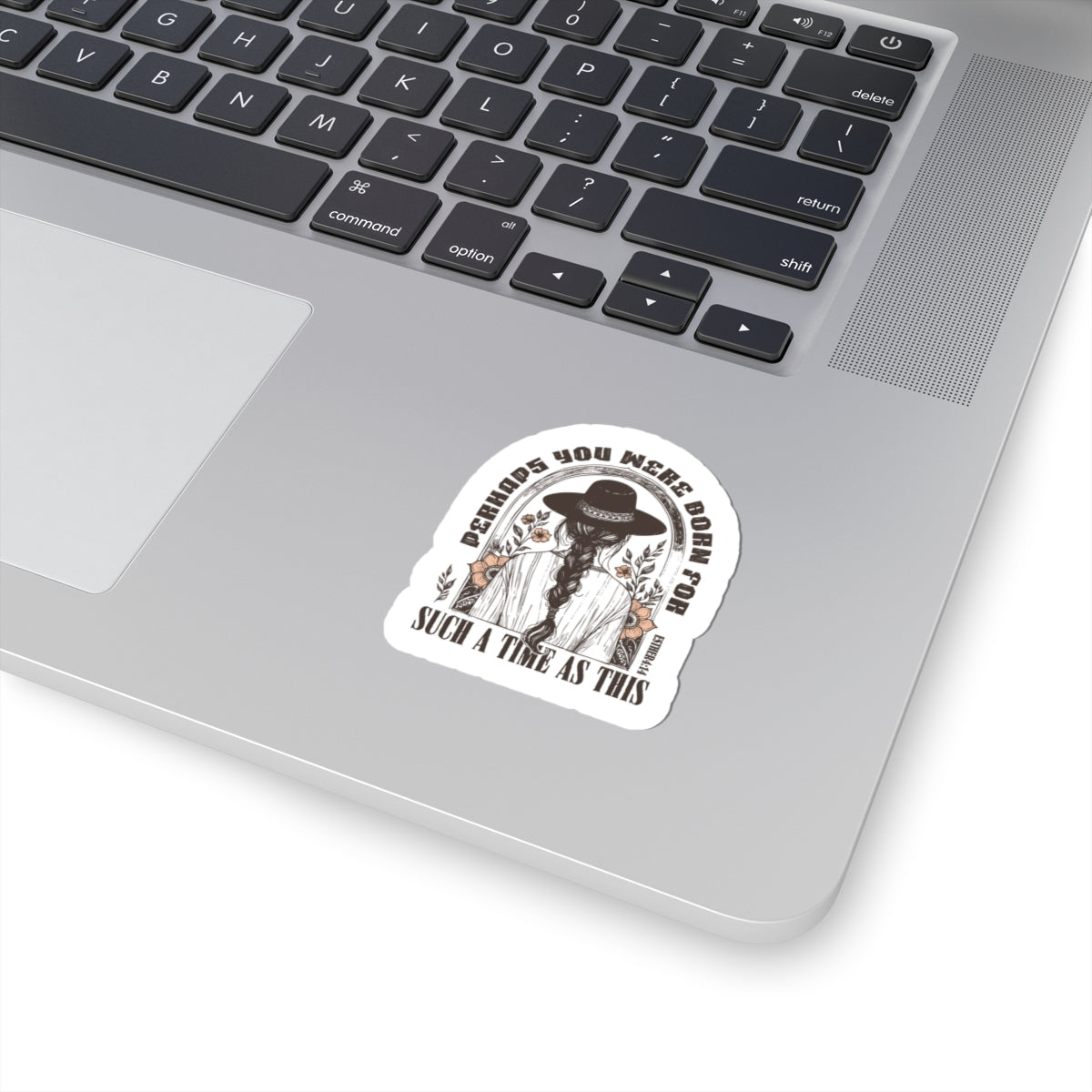floral faith sticker decal
