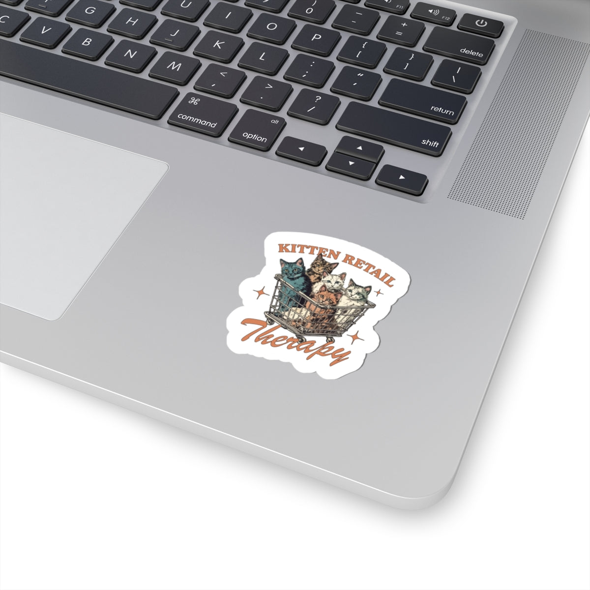 cat lover laptop sticker kittens