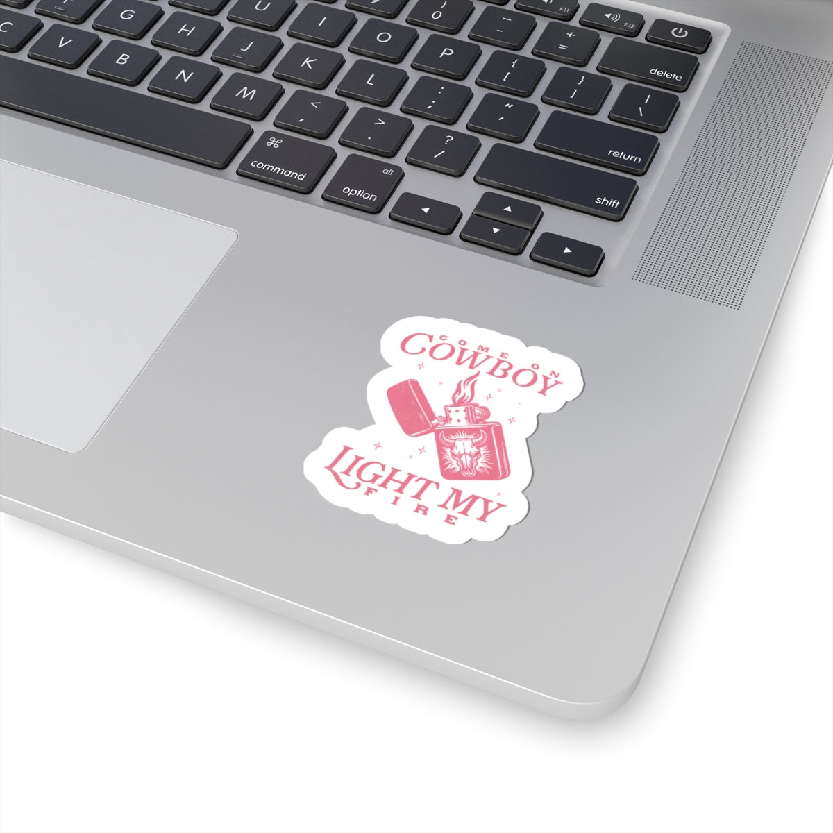 Cowboy Lighter Pink Western Sticker
