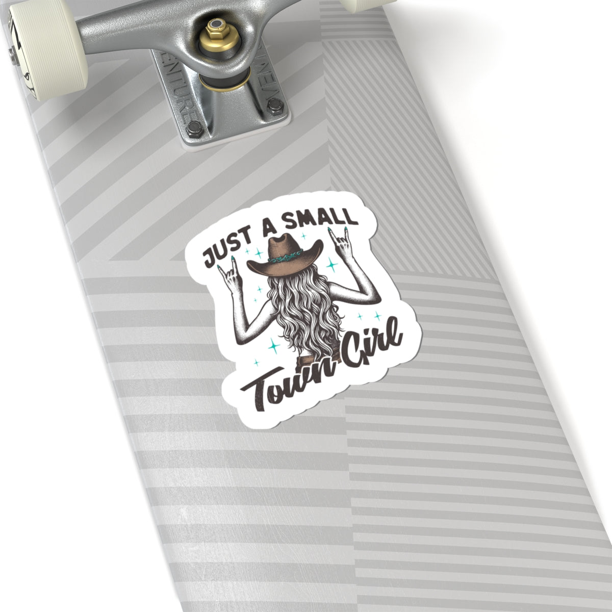 brown western aesthetic sticker