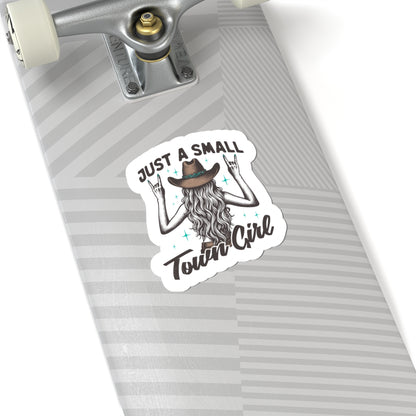 brown western aesthetic sticker