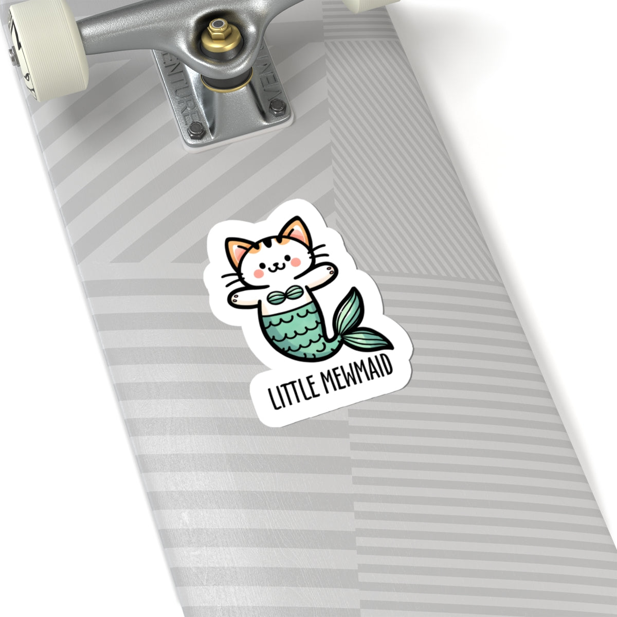 cat mermaid decal