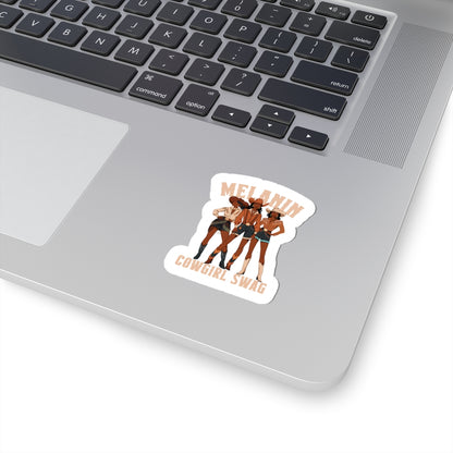 western fashion sticker decal