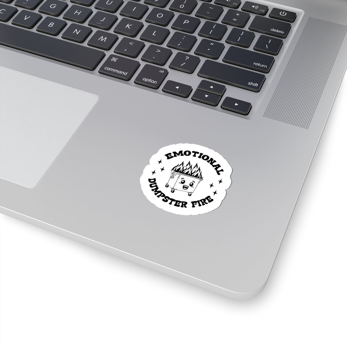 emotional dumpster fire sticker