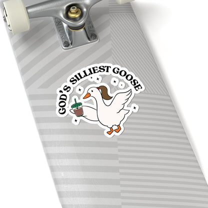 gods silliest goose sticker