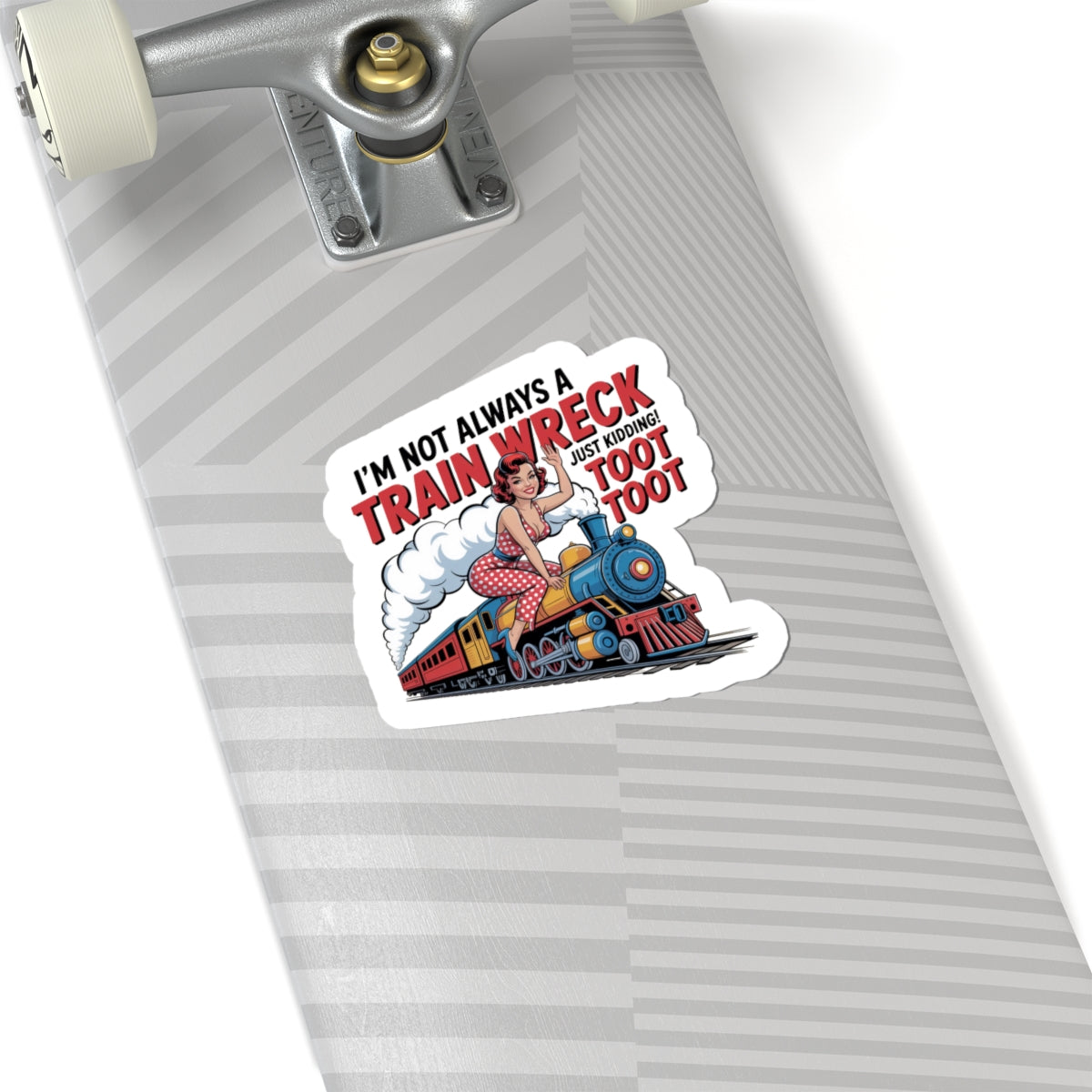 train locomotive sticker design