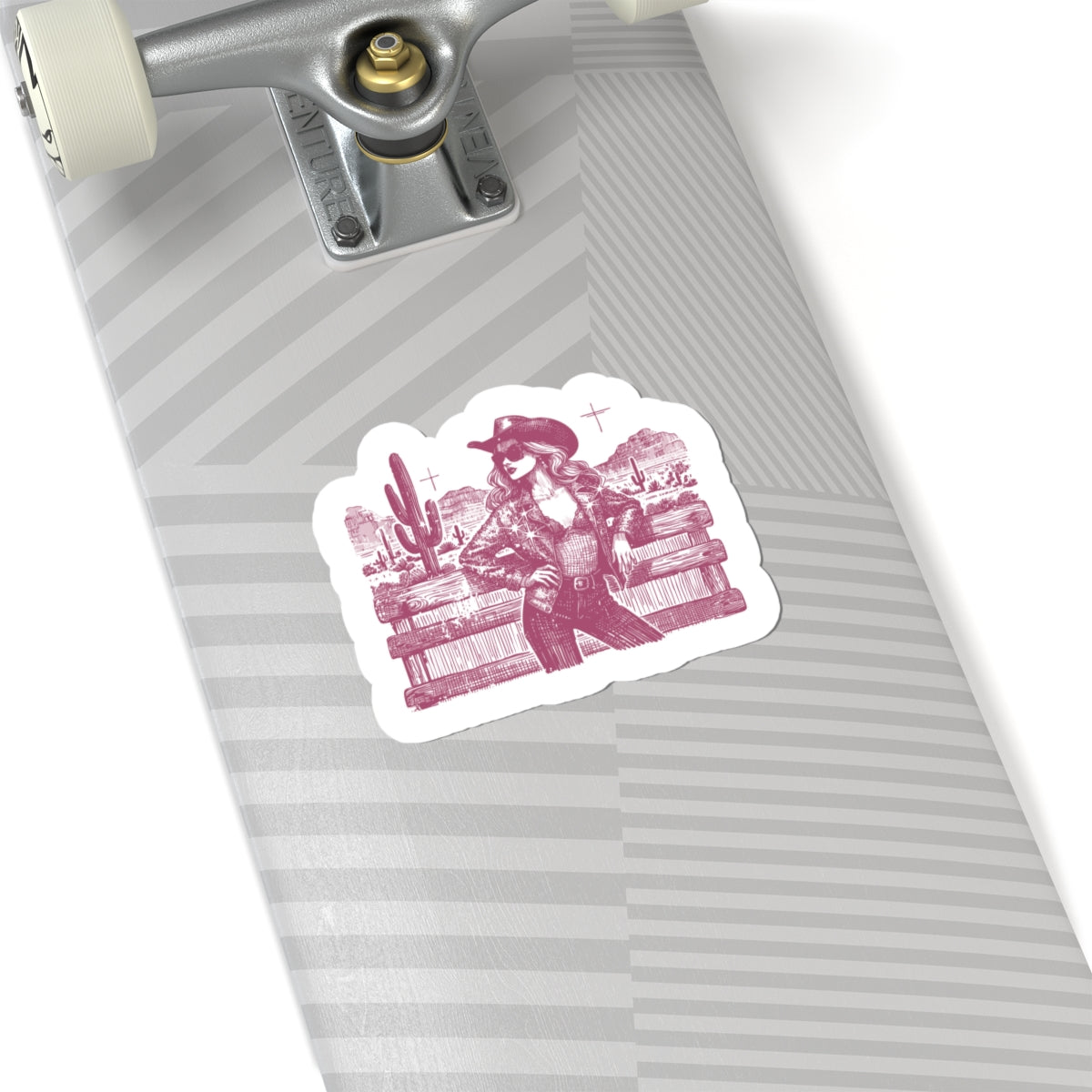 desert cowgirl sticker