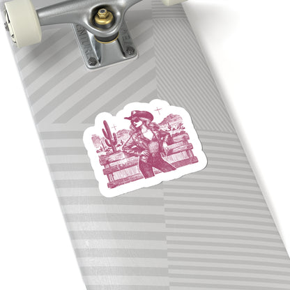 desert cowgirl sticker