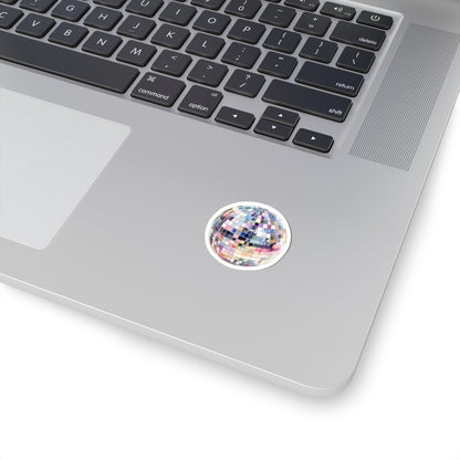 Vintage inspired disco ball decal