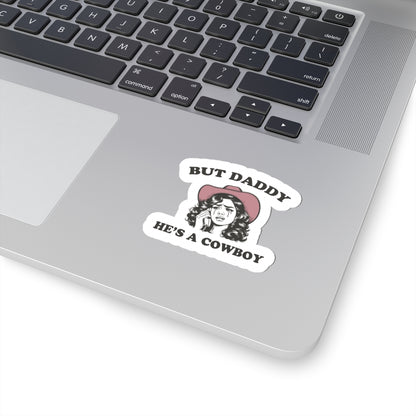 crying cowgirl sticker