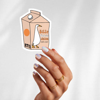goose juice carton vinyl sticker