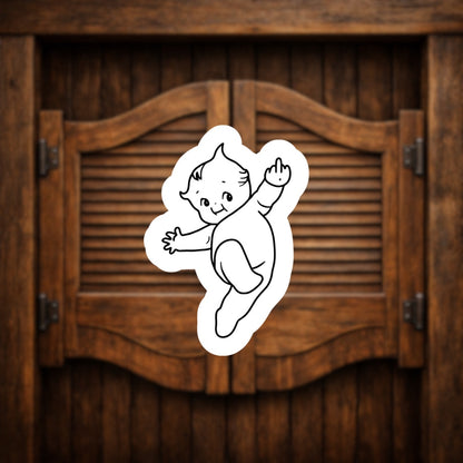 Vintage Kewpie Baby Sticker Decal